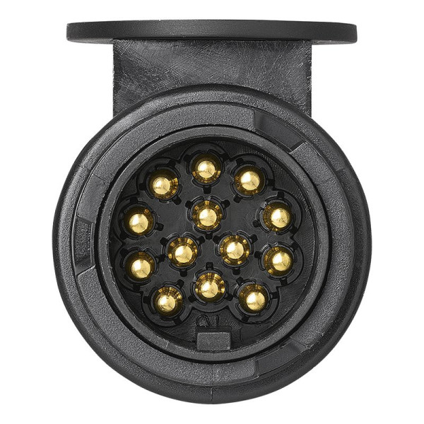 Fiche 13-pôles PVC type Jaeger 12 cm avec aimant
