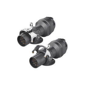Adaptateur 24V 15- vers 12V 13-pôles ISO12098 ISO11446