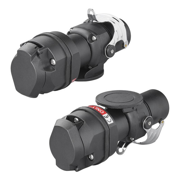 Adaptateur 24V 15- vers 12V 13-pôles ISO12098 ISO11446