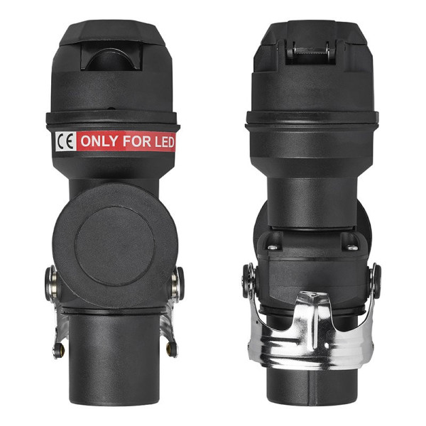 Adaptateur 24V 15- vers 12V 13-pôles ISO12098 ISO11446