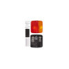 Feu arrière 4 fonctions 98x104mm incl. ampoules