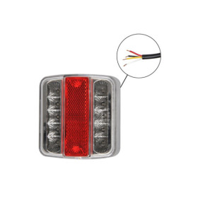 Feu arrière 4 fonctions 98x105mm 14LED