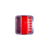Feu arrière 4 fonctions 98x105mm 14LED