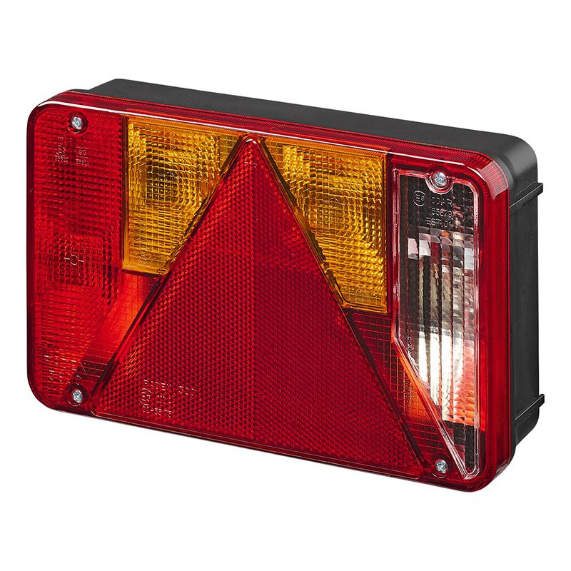 Feu arrière 6 fonctions 218x140mm gauche