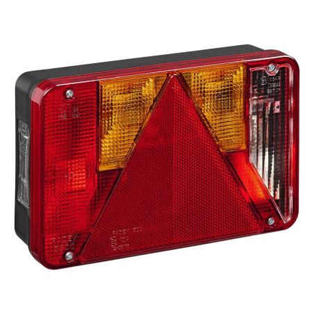 Feu arrière 6 fonctions 218x140mm gauche