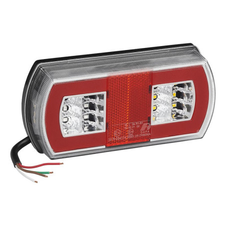 Feu arrière 5 fonctions 225 x 105 mm 43LED droite