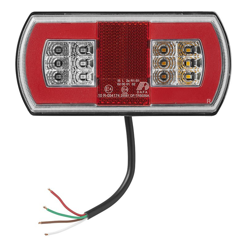 Feu arrière 5 fonctions 225 x 105 mm 43LED droite