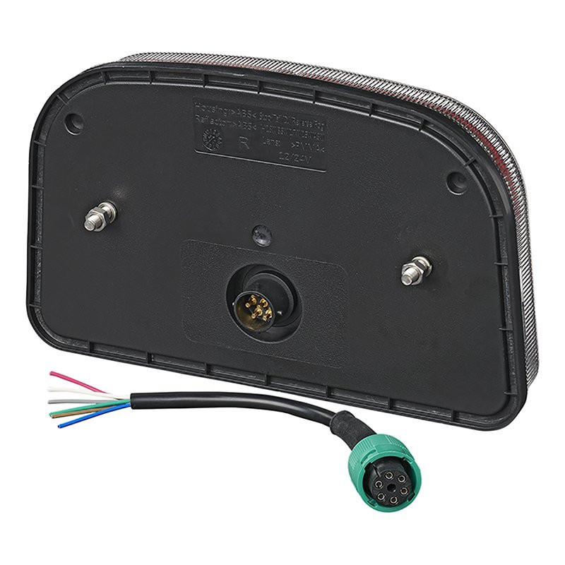 Feu arrière 6 fonctions 240x150mm LED droite