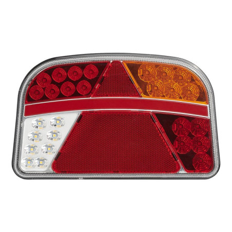 Feu arrière 6 fonctions 240x150mm LED droite