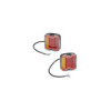 Feu arrière 4 fonctions 105 x 95 mm LED + GLOW gauche
