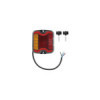 Feu arrière 4 fonctions 105 x 95 mm LED + GLOW gauche
