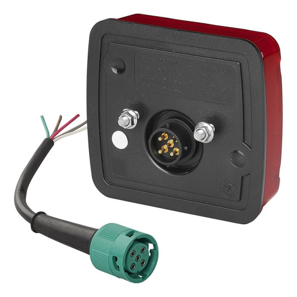 Feu arrière 4 fonctions 106 x 99 mm LED droite