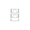 Grille de protection pour feu arrière 238 x 132 x 58 mm