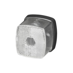 Feu de position blanc 66x62mm avec catadioptre
