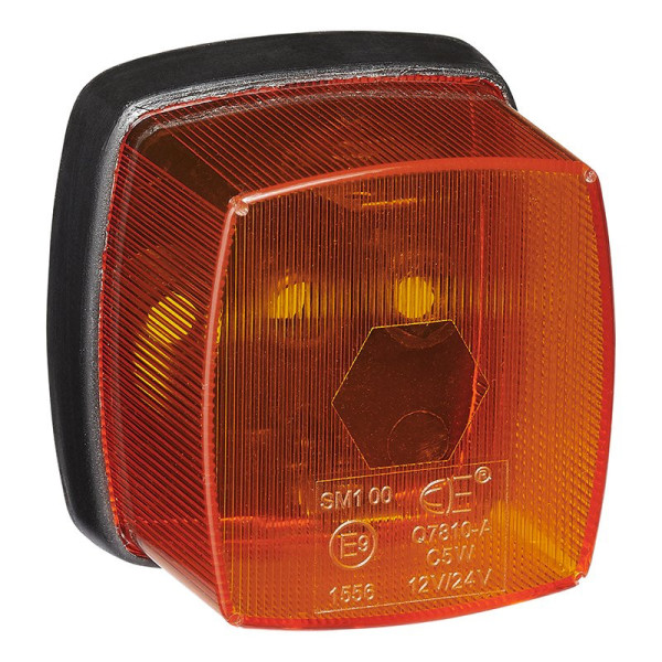 Feu de position latéral orange 65x60mm PM