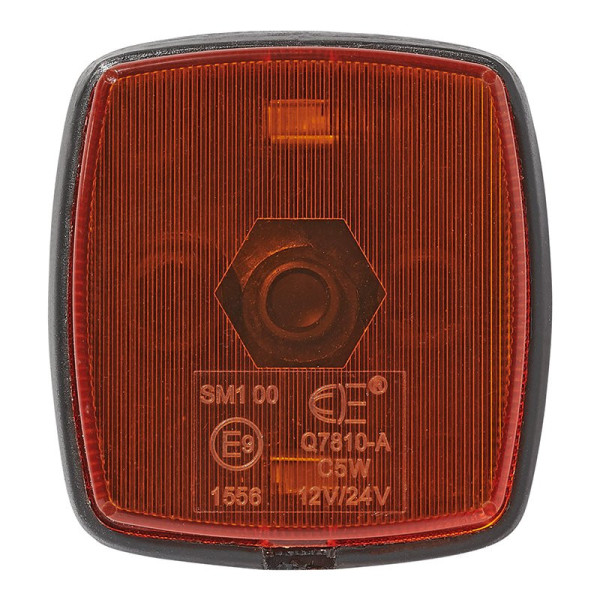 Feu de position latéral orange 65x60mm PM