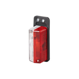 Feu de gabarit rouge/blanc 92x42mm à support