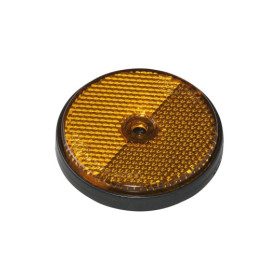 Réflecteur orange 60mm à visser