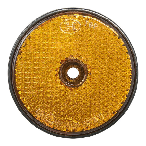 Réflecteur orange 60mm à visser