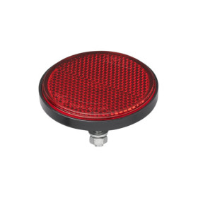 Réflecteur rouge 60mm avec boulon 5mm