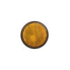Réflecteur orange 58mm adhésif avec plaque de base