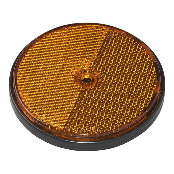 Réflecteur orange 80mm à visser