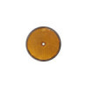 Réflecteur orange 80mm à visser