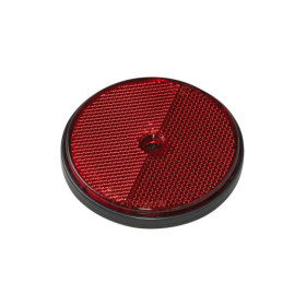 Réflecteur rouge 80mm à visser