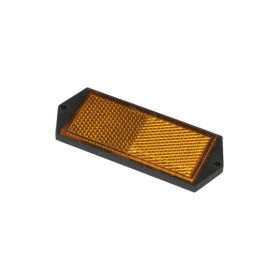 Réflecteur orange 104x40mm à visser