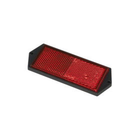 Réflecteur rouge 104x40mm à visser