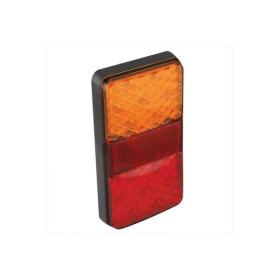 Feu arrière 12/24V 4 fonctions 80x150mm LED