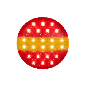 Feu arrière 12/24V 3 fonctions 140mm STI LED