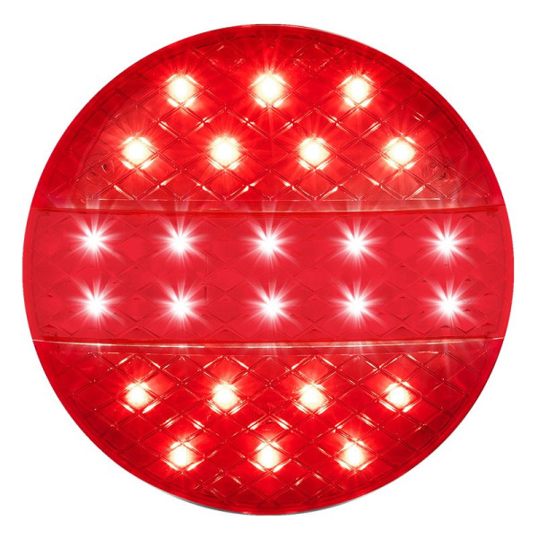Feu arrière 12/24V 3 fonctions 140mm STF LED