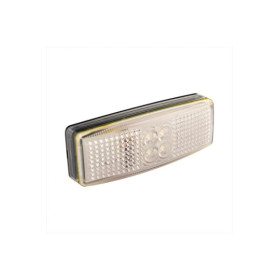 Feu de position 12/24V blanc 110x40mm LED
