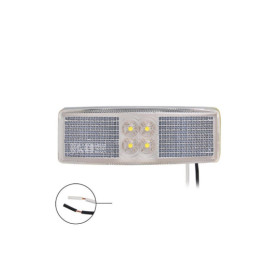 Feu de position 12/24V blanc 110x40mm LED