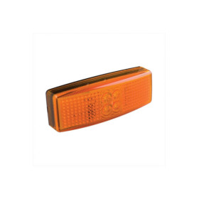 Feu de position latéral 12/24V orange 110x40mm LED