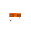 Feu de position latéral 12/24V orange 110x40mm LED