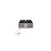 Feu de position 12/24V blanc 110x40mm LED avec support