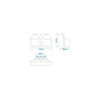 Feu de position 12/24V blanc 110x40mm LED avec support