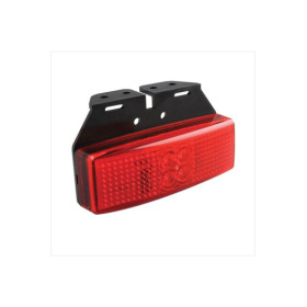 Feu de position arrière 12/24V rouge 110x40mm LED avec support