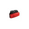 Feu de position arrière 12/24V rouge 110x40mm LED avec support