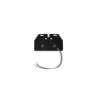 Feu de position arrière 12/24V rouge 110x40mm LED avec support