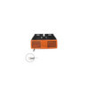 Feu de position latéral 12/24V orange 110x40mm LED avec support