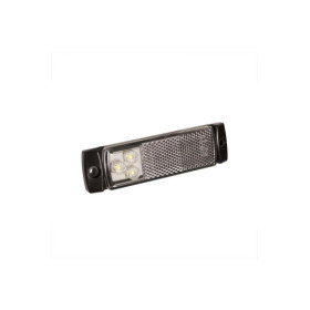 Feu de position 12/24V blanc 126x30mm LED