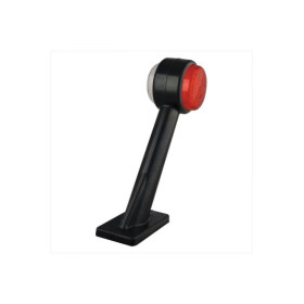 Feu de gabarit 12/24V rouge/blanc 166x193mm LED gauche