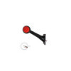 Feu de gabarit 12/24V rouge/blanc 166x193mm LED gauche