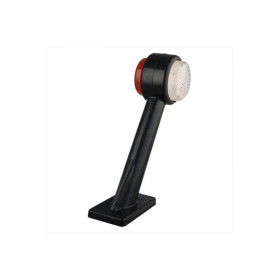 Feu de gabarit 12/24V rouge/blanc 166x193mm LED droite