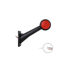 Feu de gabarit 12/24V rouge/blanc 166x193mm LED droite