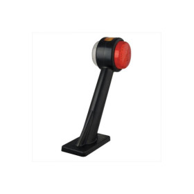 Feu de gabarit 12/24V rouge/blanc/orange 166x193mm LED gauche