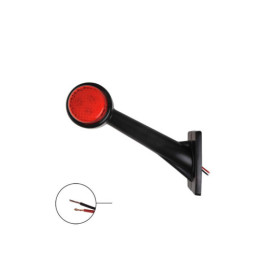 Feu de gabarit 12/24V rouge/blanc/orange 166x193mm LED gauche